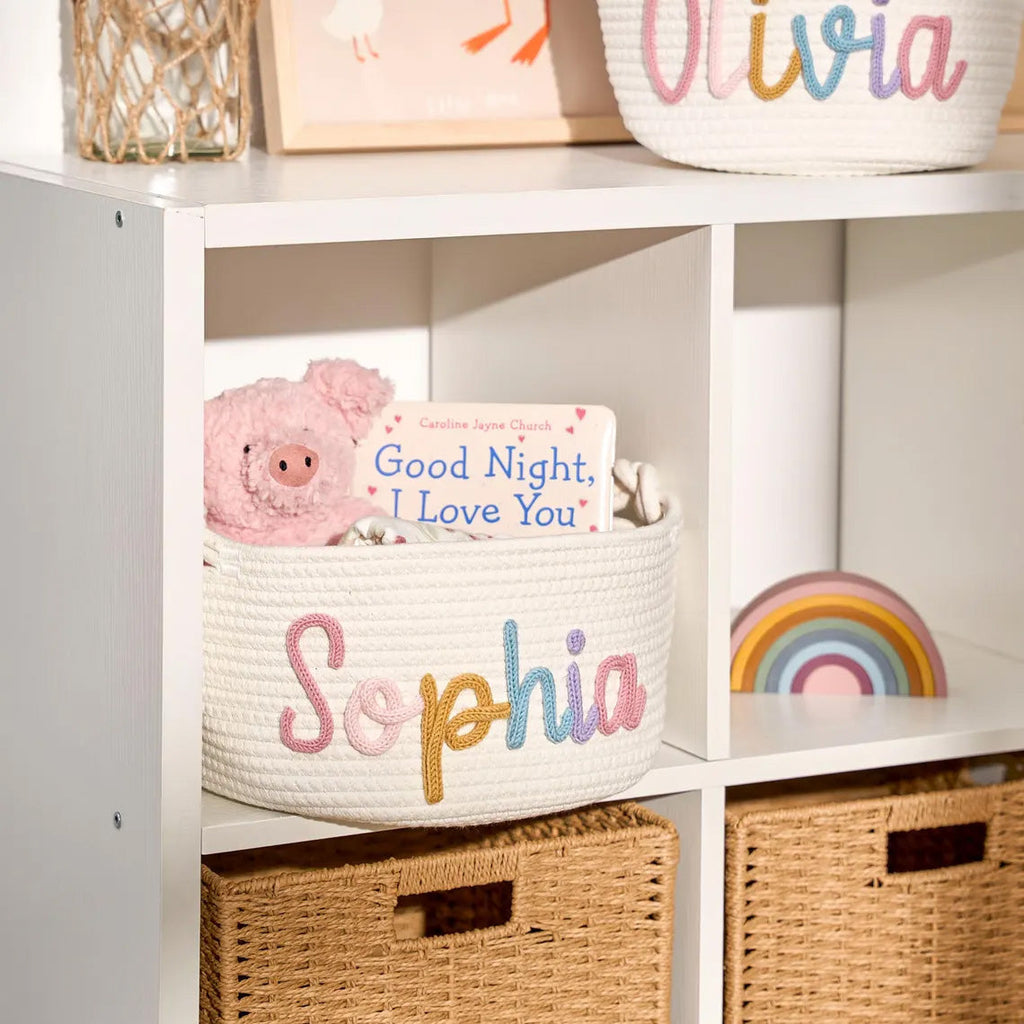 Personalized Knitted Basket